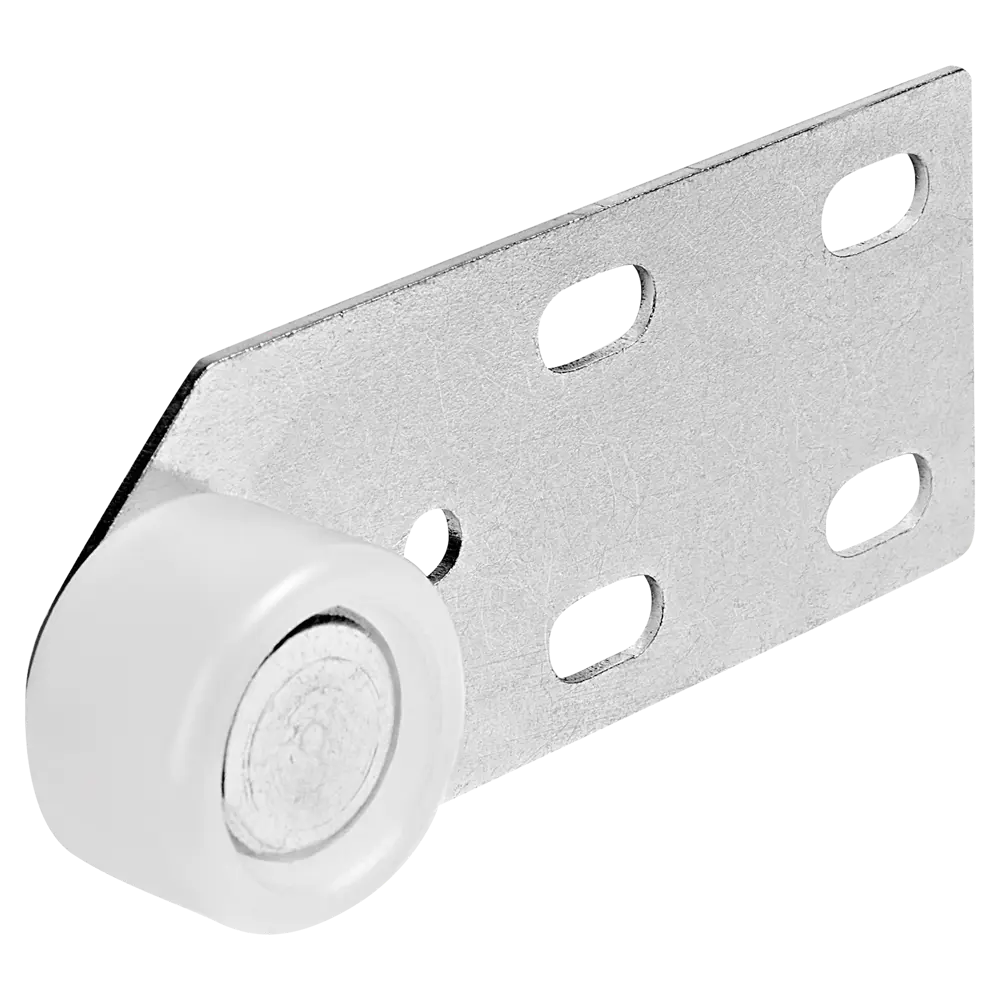 Мебельный ролик Larvij неповоротный белый 30 мм 89440503 STLM-1585223