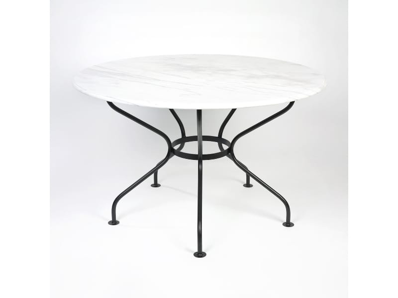 Мраморный круглый садовый стол LAMBERT PROVENCE ARCH-00131086