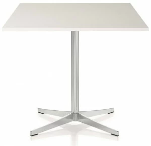 ZÜCO Квадратный стол из МДФ и основание из хромированной стали Perillo tavola Pr 431
