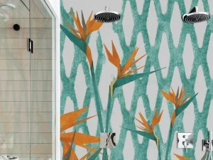 Wall&decò Обои для ванной Wet system 20 Wet_re2001 / wet_re2002