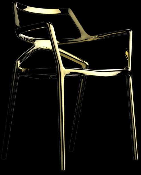 VONDOM Садовый стул из полипропилена с подлокотниками Delta sun-id-1445957 - Вид №3