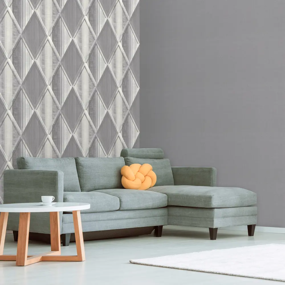 Обои флизелиновые Deco-Deco Chalet темно-серые 1.06 м DD6044-23 STLM-2174505 - Вид №3