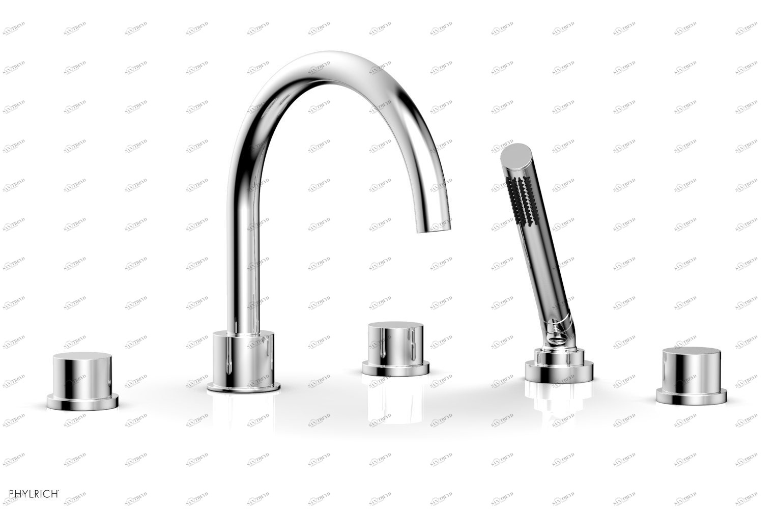 Смеситель для ванны BASIC II Phylrich  230-49-026 Хромированный 