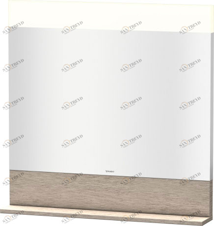 Зеркало с полочкой внизу Vero #VE7512 800 x 142 мм Duravit VE751201111