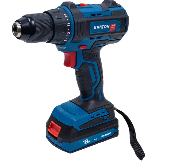 Дрель-шуруповерт Кратон BCD18-OFA SET 9127743 STDN-0127018