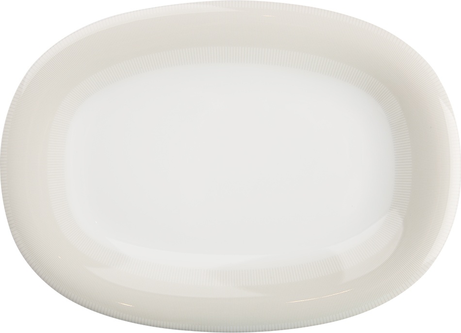 10609935 Furstenberg Блюдо овальное Furstenberg "Флюен. Идеальные линии" 32см Фарфор 