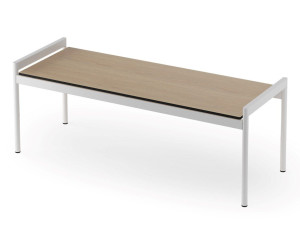 Прямоугольный металлический журнальный столик