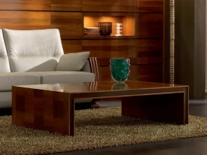 Cantiero Низкий прямоугольный журнальный столик из массива дерева Elettra day El020