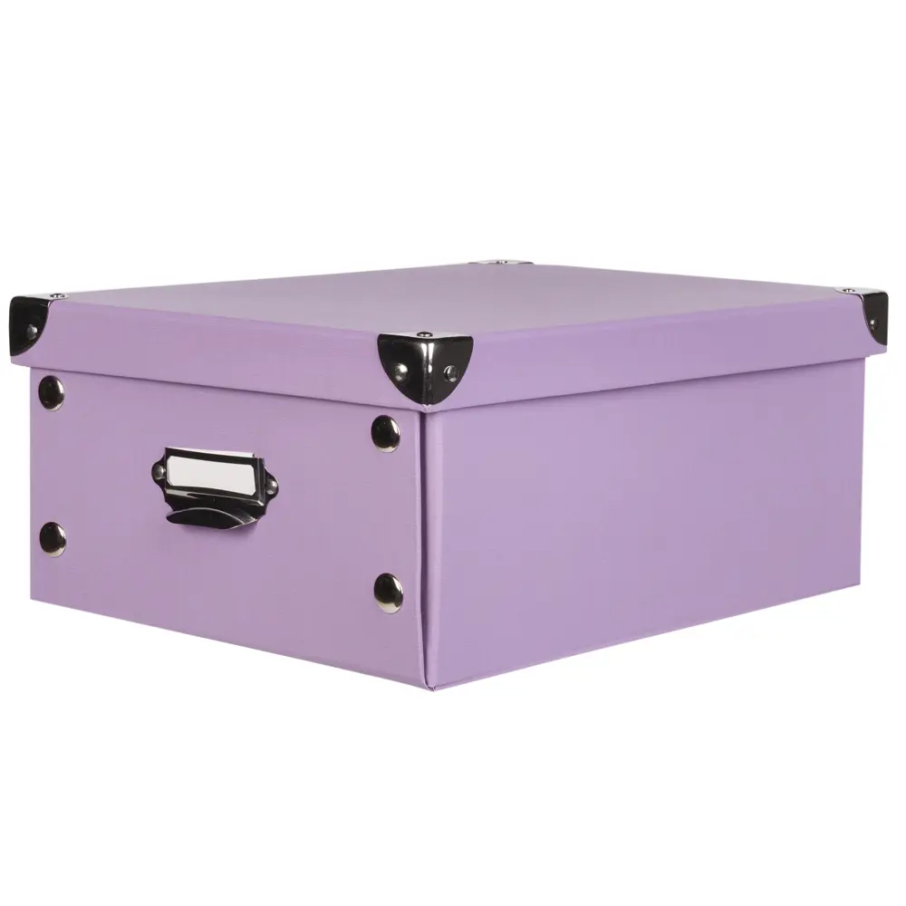 Коробка 31x13x22.5 см, картон, цвет сиреневый STORIDEA STLM-2009322