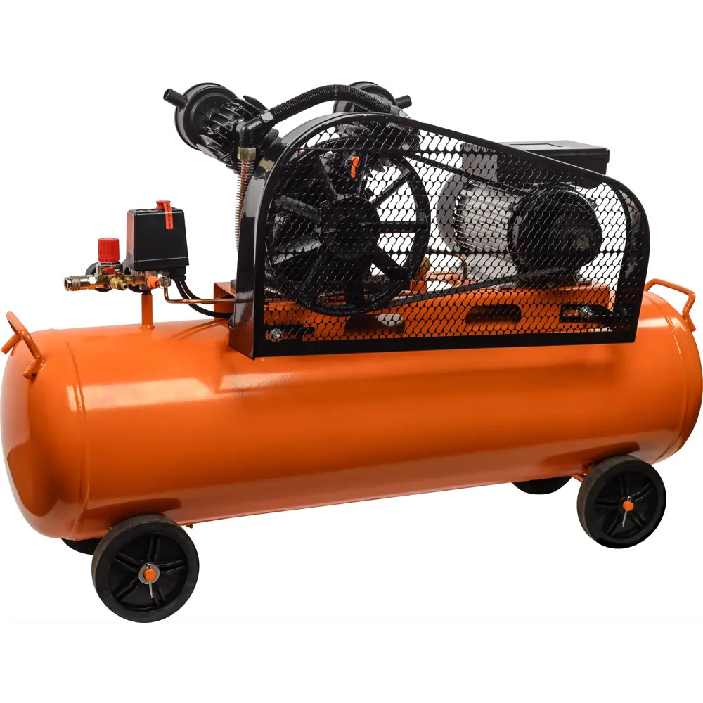 Компрессор ВИХРЬ КМП-400/100Р с ременным приводом 100л 89159342 STLM-0079241 - Вид №4