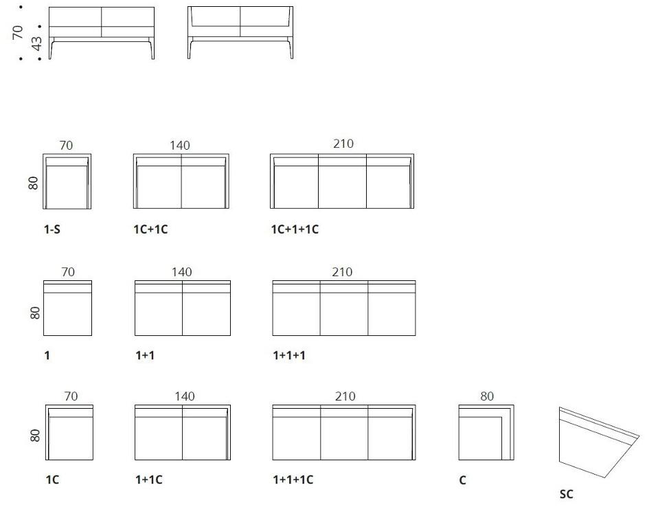 SOFTREND Модульный диван на контракт sun-id-1461281 - Вид №4
