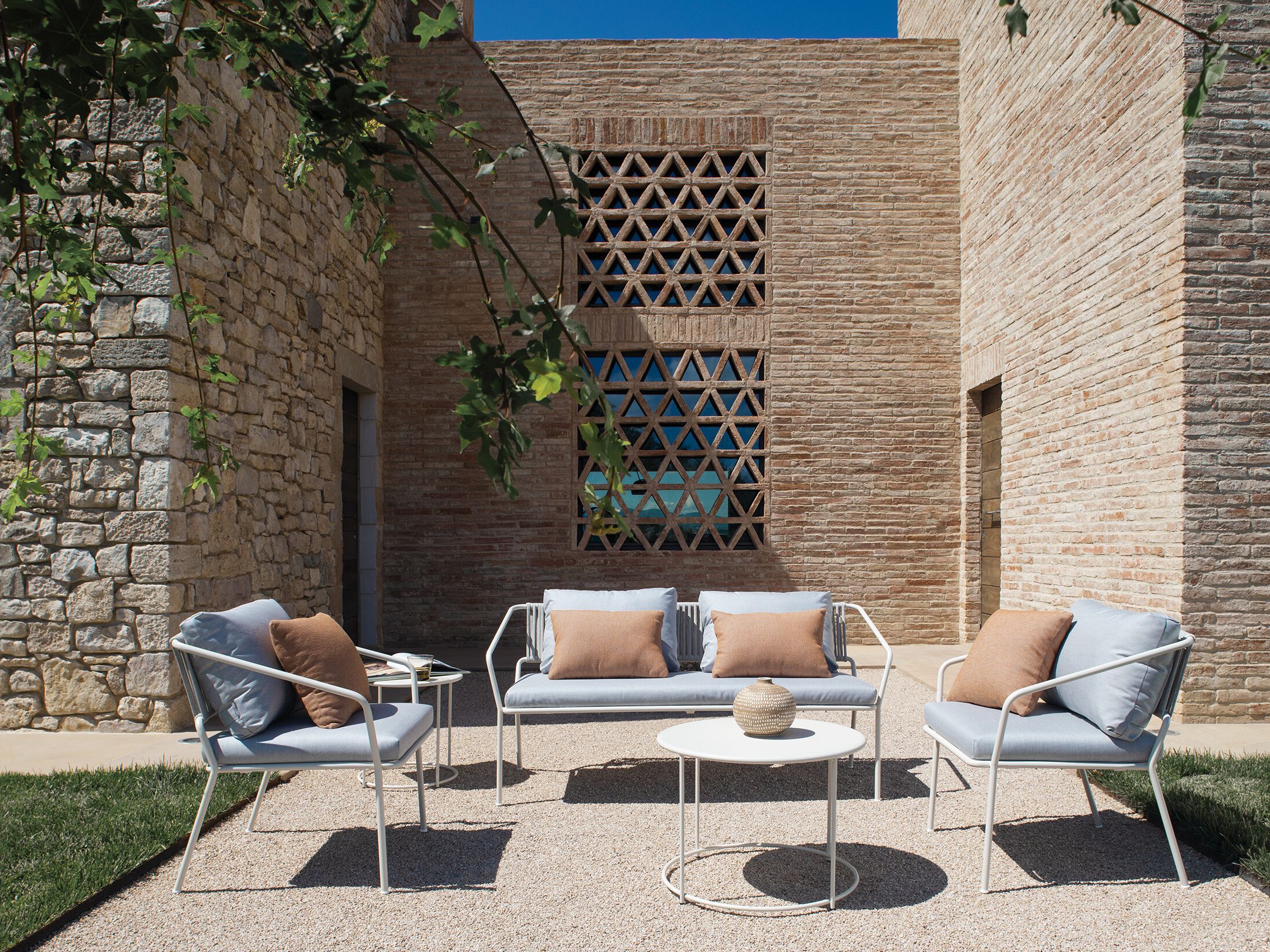 2-местный металлический садовый диван Vermobil слот ARCH-00102453 - Вид №1