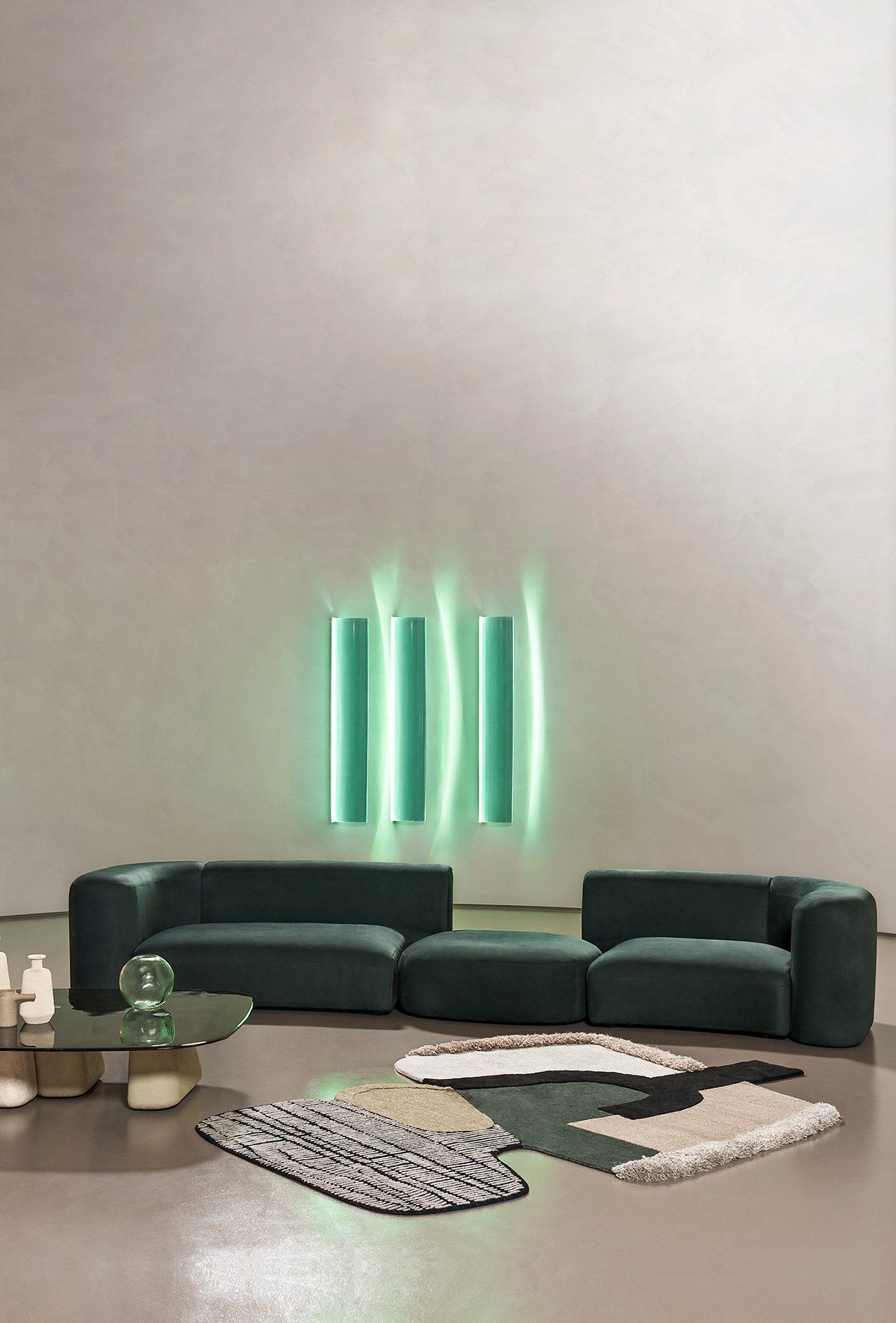 Ковер ручной работы с геометрическим рисунком Baxter Himani ARCH-00032074 - Вид №1