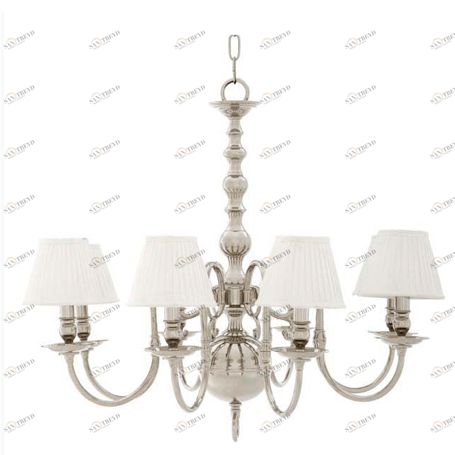 Люстра Bourbon от Eichholtz хром 105792 EICHHOLTZ ДИЗАЙНЕРСКИЕ, EICHHOLTZ 061575 Хром 