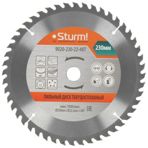 Диск пильный Sturm! 9020-230x22x48T 1287314