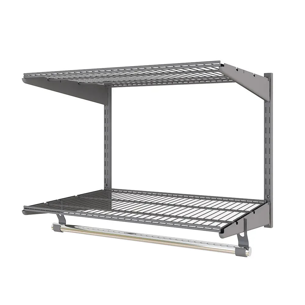 Гардеробная система Larvij 2 63x52x45 см цвет алюминий STLM-2119199