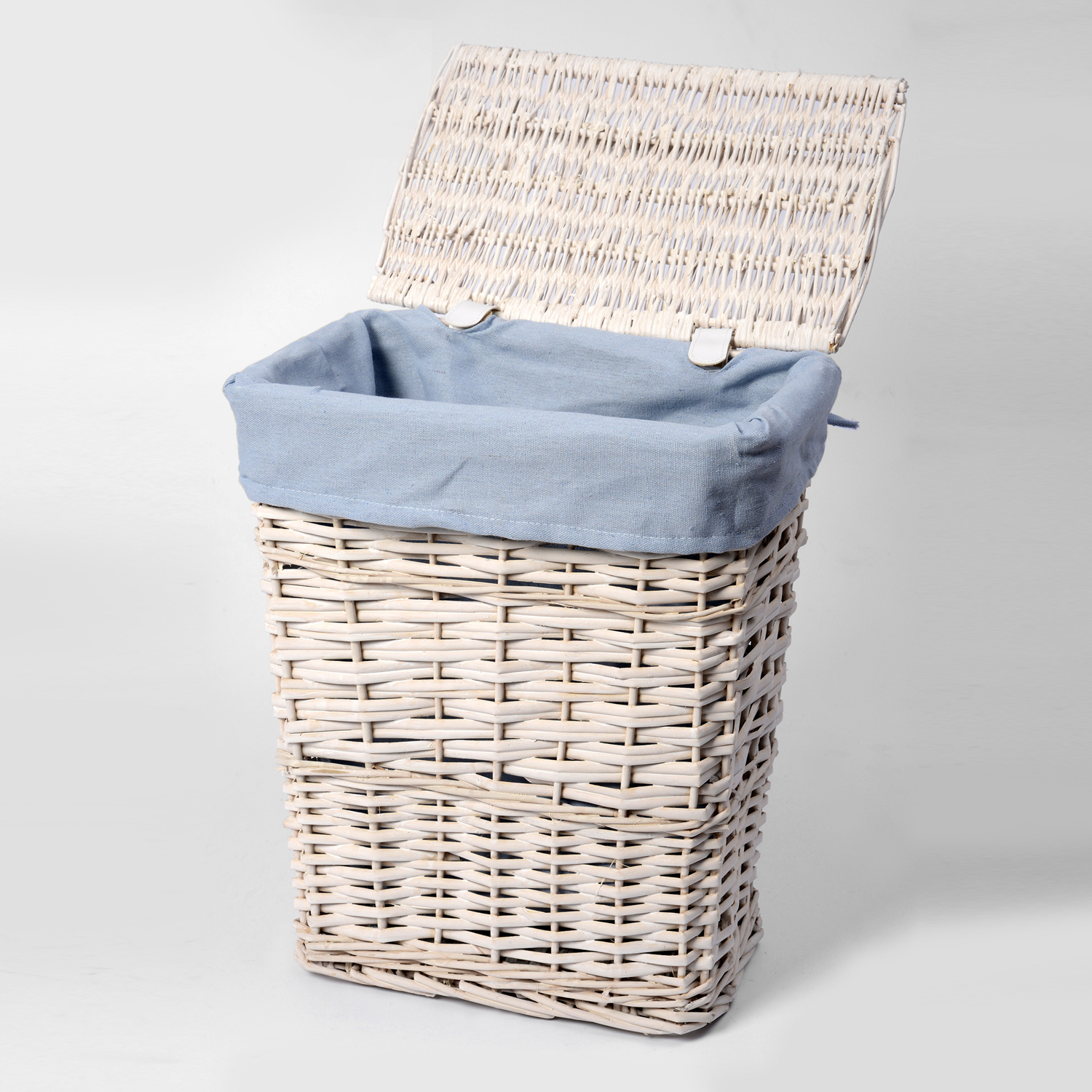 WB-450-S Lippe Плетеная корзина для белья с крышкой WasserKRAFT  - Вид №1