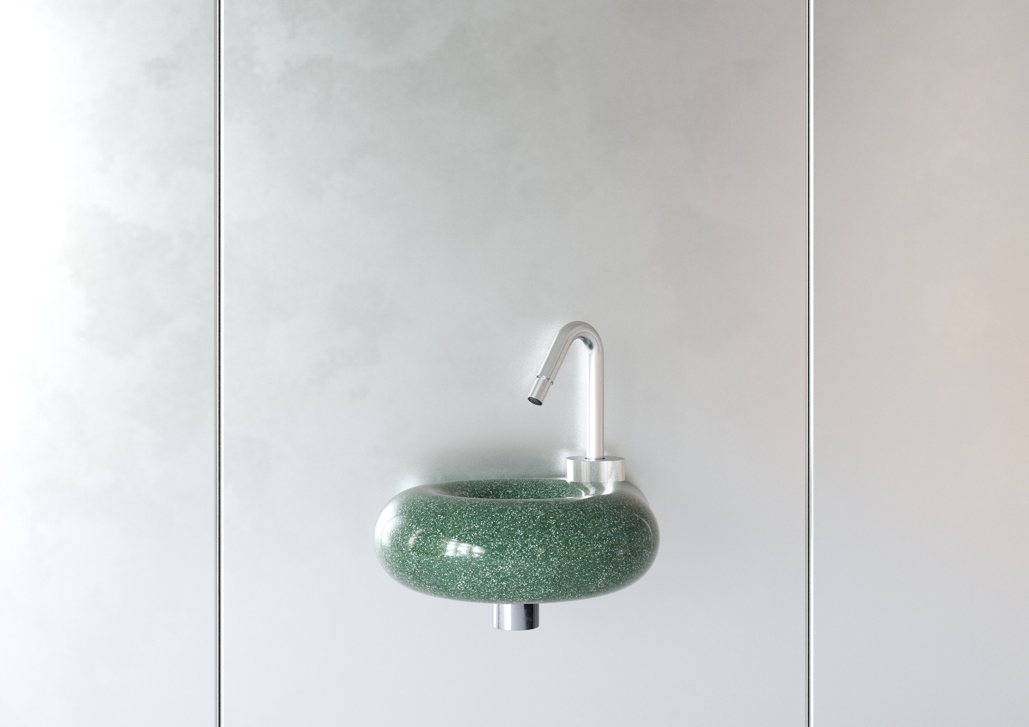 Керамическая столешница или подвесная раковина Trone Orbe ARCH-00056129 - Вид №2