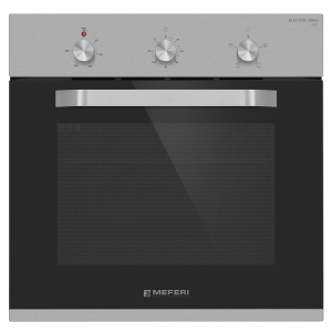9168827 Электрический духовой шкаф Meferi MEO604IX LIGHT серебристый