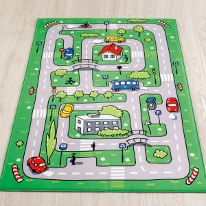 Ковер детский зеленый 100х150 см Traffic CILEK  00-3832229 Зеленый