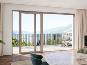 Алюминиевые раздвижные двери-окна