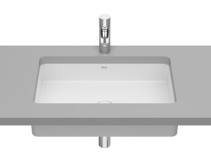 Керамическая прямоугольная встраиваемая раковина