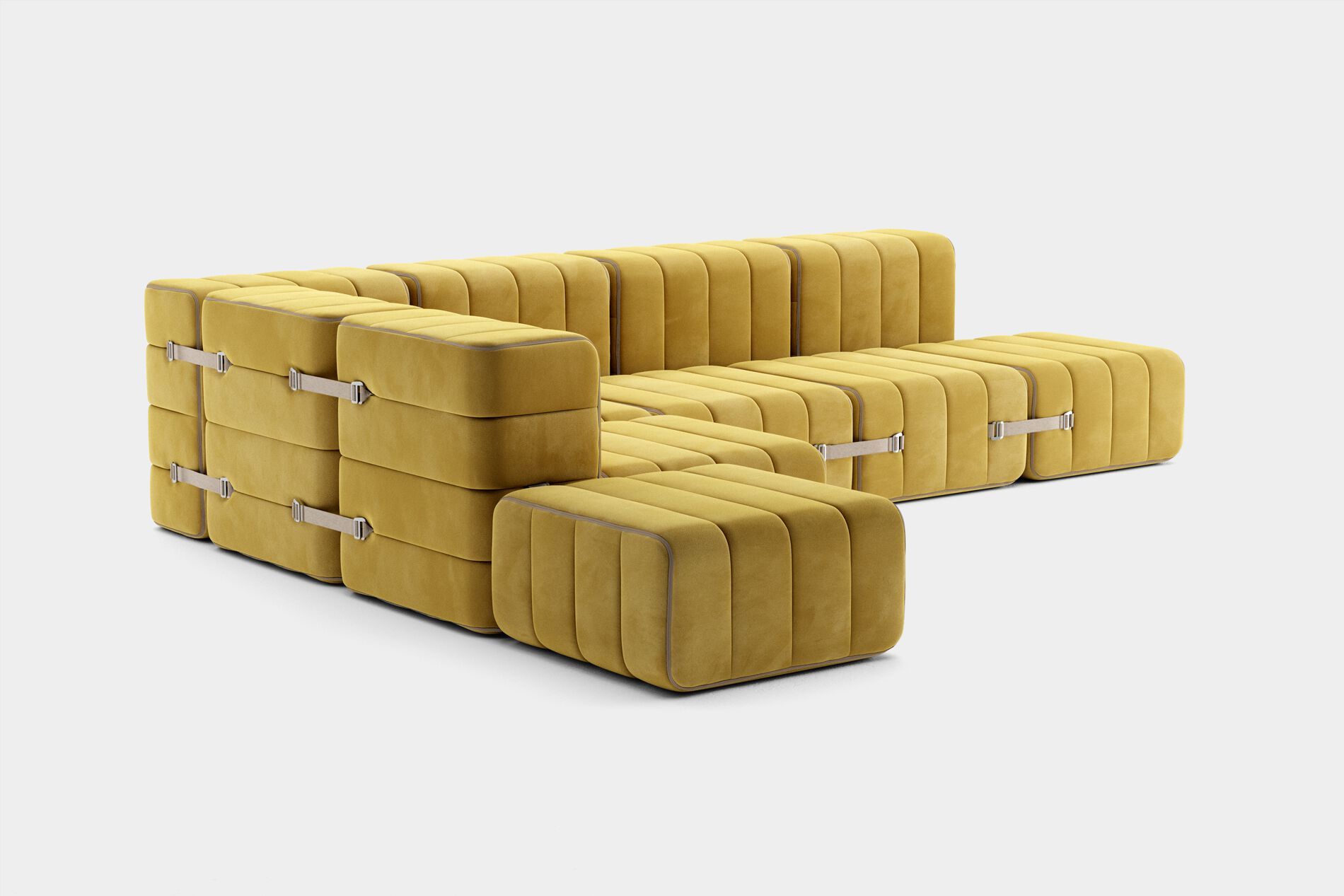 Модульный угловой диван из ткани AMBIVALENZ Curt ARCH-00083106 - Вид №26