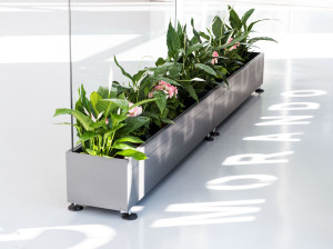 Металлическая перегородка для сада