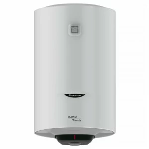 Водонагреватель электрический накопительный Ariston PRO1 R INOX ABS 80л круглый узкий нерж.сталь мех.упр-е