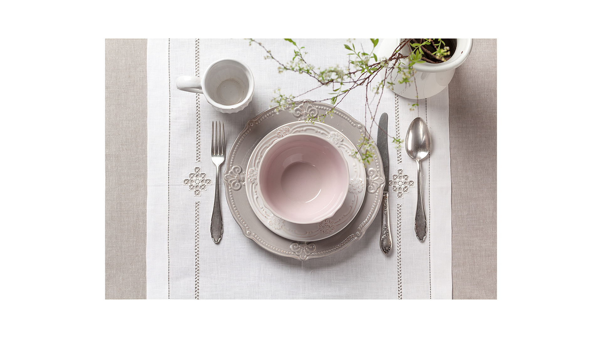 10616537 Крестецкая строчка Столешник 140x70см Ткань  - Вид №2