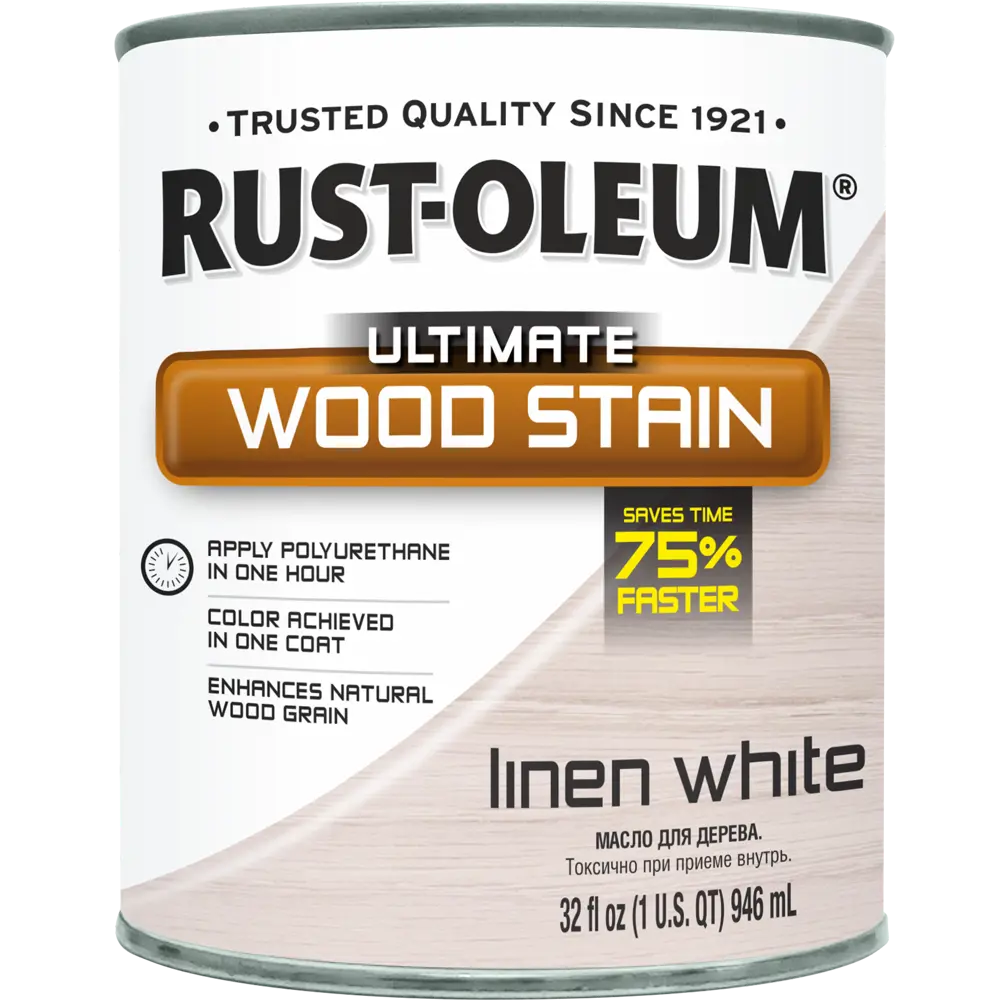 Масло тонирующее Ultimate цвет белый лен 0.946 л 82482337 STLM-2078064 RUST-OLEUM  - Вид №1