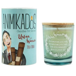 Свеча ароматическая Animikados Urban Warrior AMBIENTAIR  00-3894978 Голубой