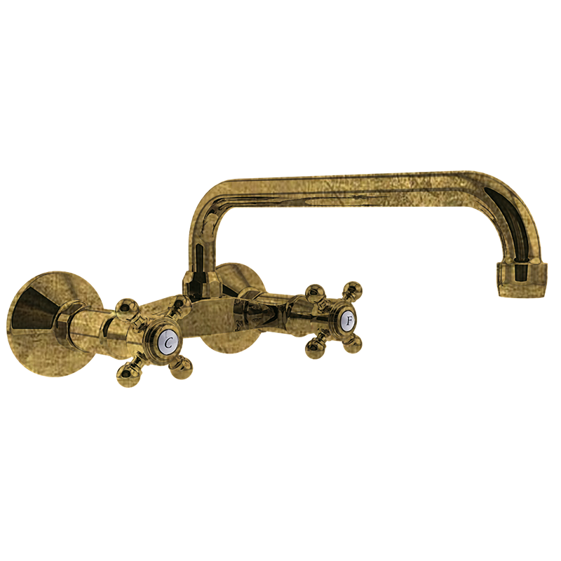 80951809 BASIC/PREMIUM 1866 моноблочный раковина 15 Старая Латунь GRB MIXERS 