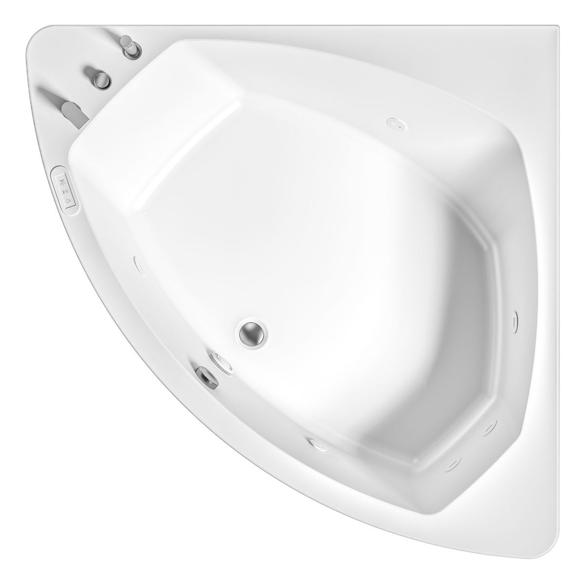 Акриловая угловая ванна с гидромассажем Albatros THEA ARCH-00049991 - Вид №6