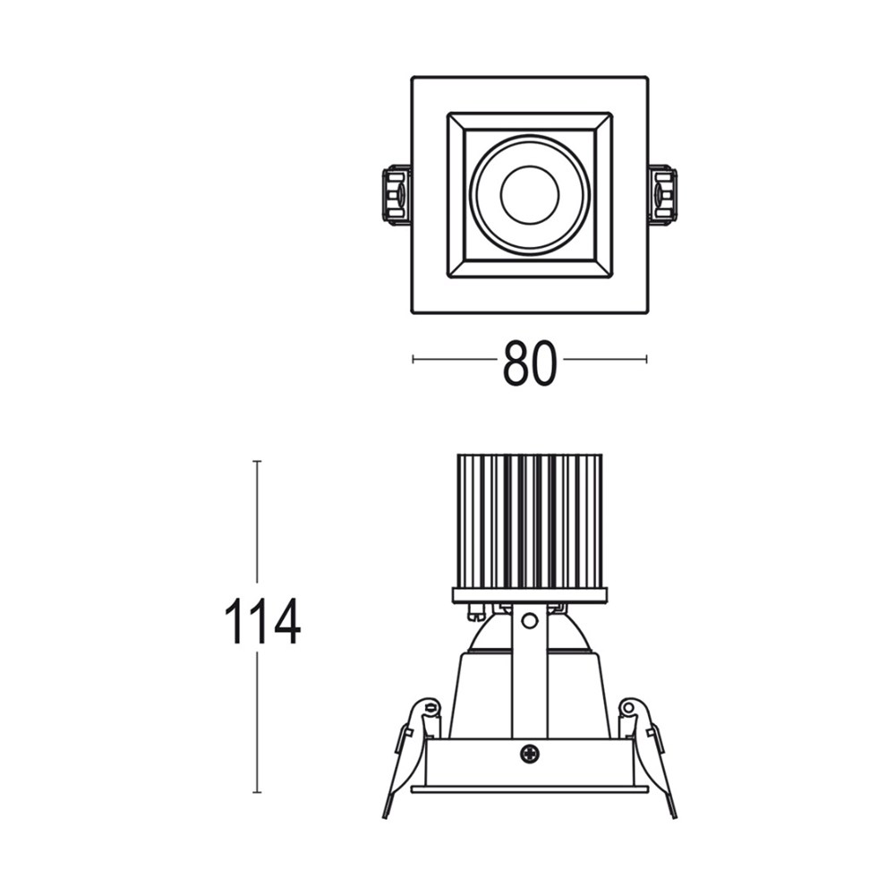 Comfort 1 SQ Frame Ghidini Comfort 1 SQ .01 Белый (Матовый)  - Вид №2