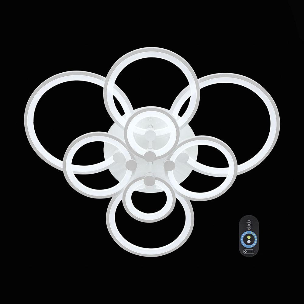 Потолочная светодиодная люстра ST Luce Twiddle Dimmer SL867.502.08 ST LUCE ДИЗАЙНЕРСКИЕ, TWIDDLE DIMMER WHITE 137057 Белый  - Вид №1
