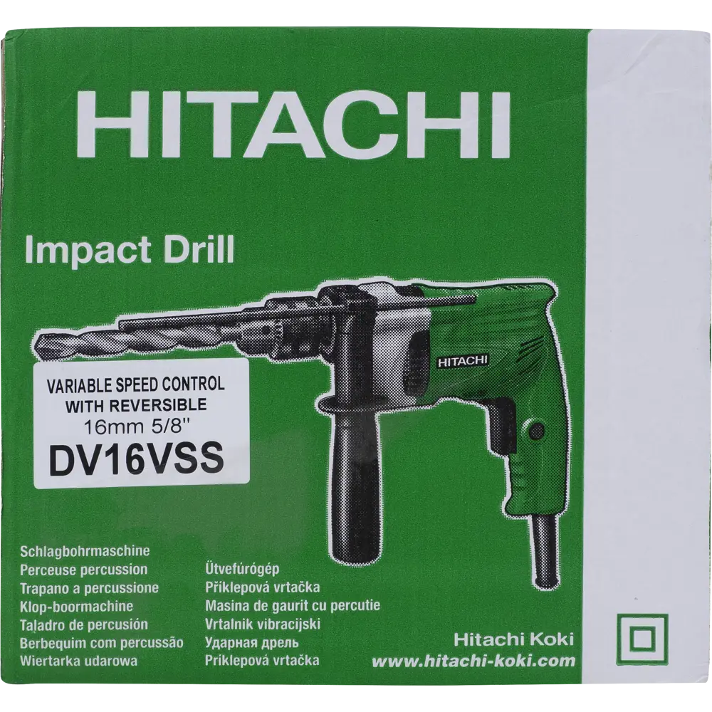 Дрель сетевая ударная Hitachi DV16SS, 600 Вт STLM-2200166 - Вид №2