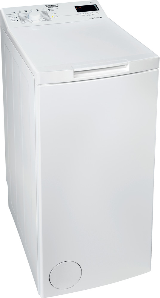 WMTF 501 L CIS Стиральные машины / 85x40x60, загрузка вертикальная, 5кг, до 1000 об/мин при отжиме, 18 программ, цифровой дисплей, белая Hotpoint-Ariston Santreyd 