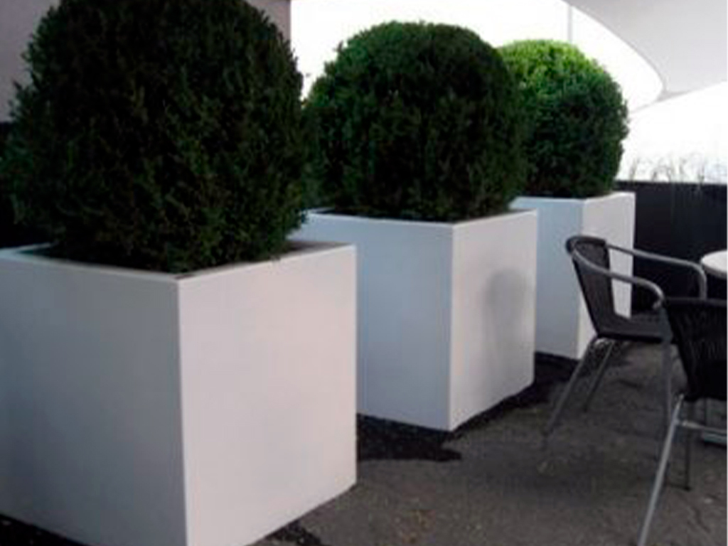 Кашпо коллекции "Ардена" АD-01-40 40/40/40 ГеоПластБорд GPBST-99 - Вид №2