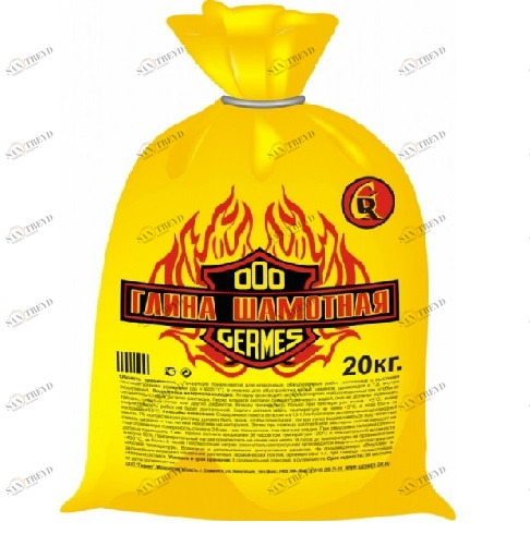 Шамотная глина 20кг Гермес 13319