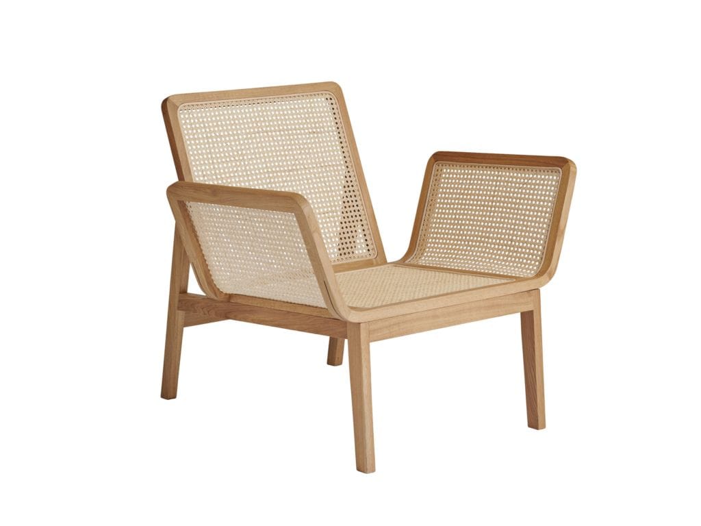 Стул из массива дуба и ротанга NORR11 Le Roi ARCH-00022992