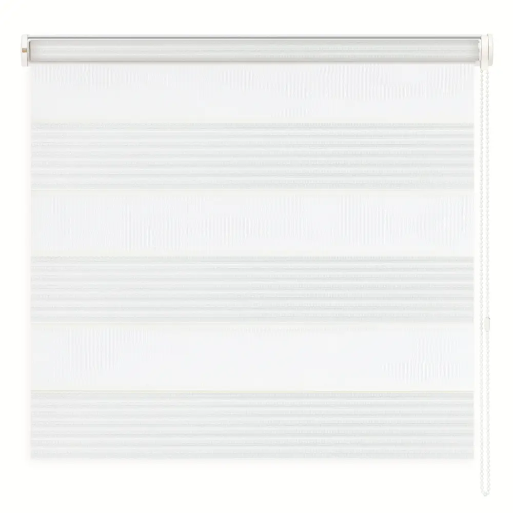 Штора рулонная день-ночь Palermo 200x250 см белая MIAMOZA Д/н Palermo STLM-2038383