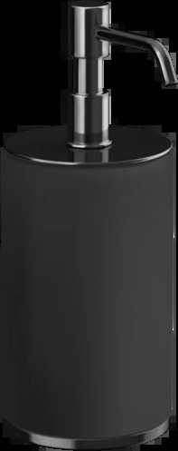 Держатель дозатора мыла 66438 706 Gessi Ventaglio ЧЕРНЫЙ МЕТАЛЛ PVD