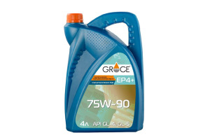 16162894 Масло трансмиссионное синтетическое EP 4+ 75w-90, GL-4/GL-5, 4 л GRACE