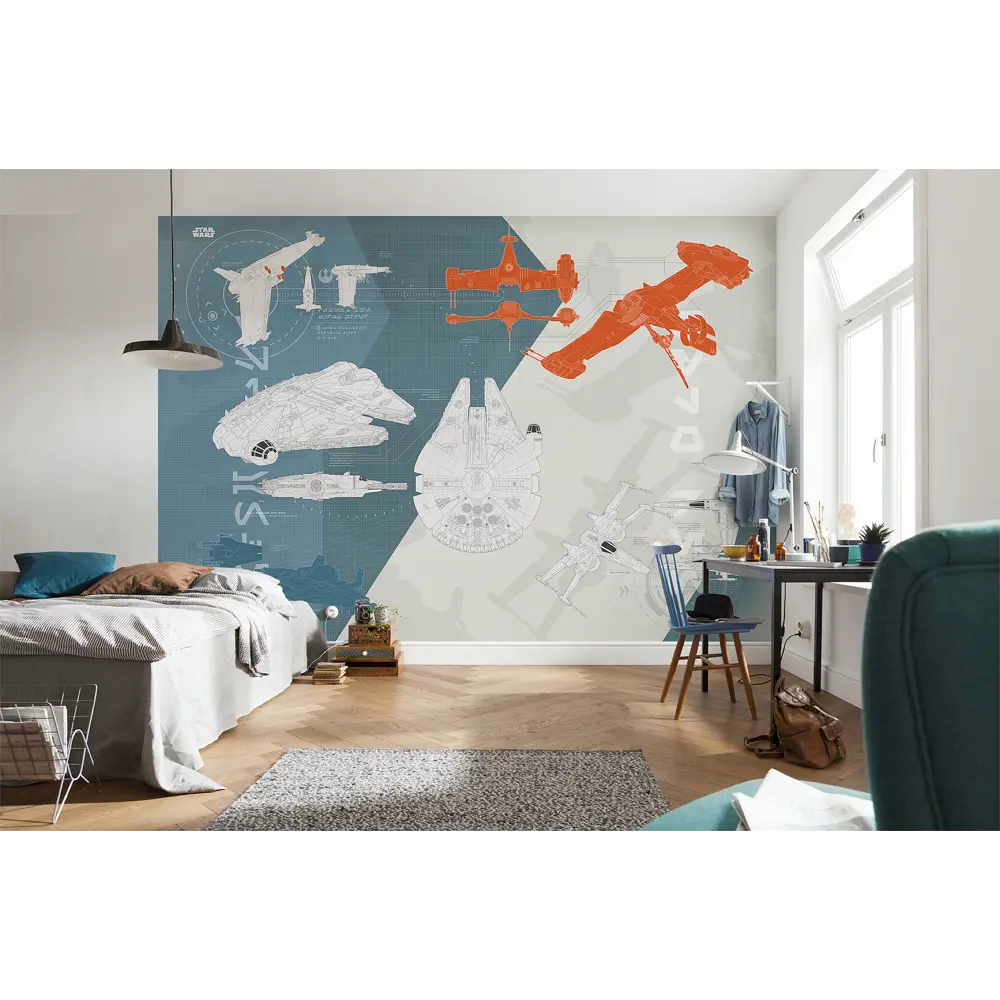 Фотообои «Звёздные войны: Корабли», бумажные, 368x254 см, 8-4001 Komar Disney/Marvel/Star Wars STLM-2089293 - Вид №2