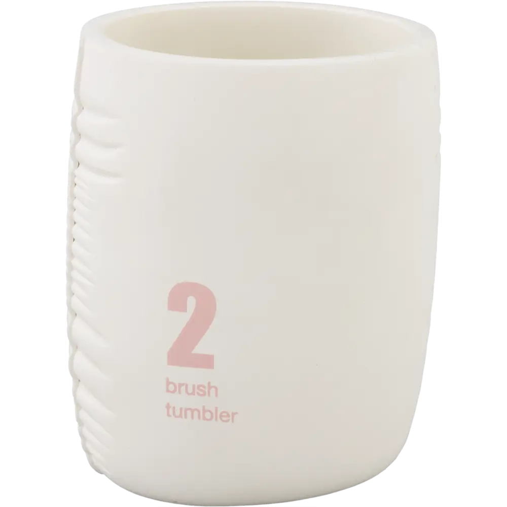 Стакан для зубных щёток Vidage Zepellin полирезин цвет белый розовый STLM-2079631