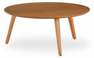 B&T Design Круглый журнальный столик Woodplate
