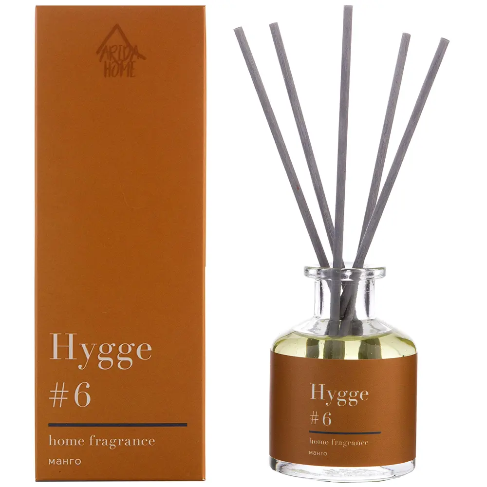 ARIDA HOME Диффузор Hygge 6 «Манго» — тропическая гармония для дома 84535144 STLM-0051579