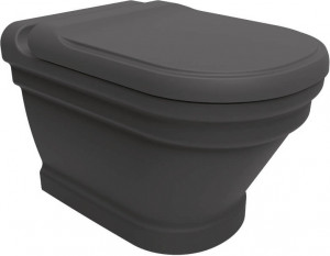 AN320-11AM00E-0000 ANTIK Унитаз подвесной АНТРАЦИТ Creavit Antik
