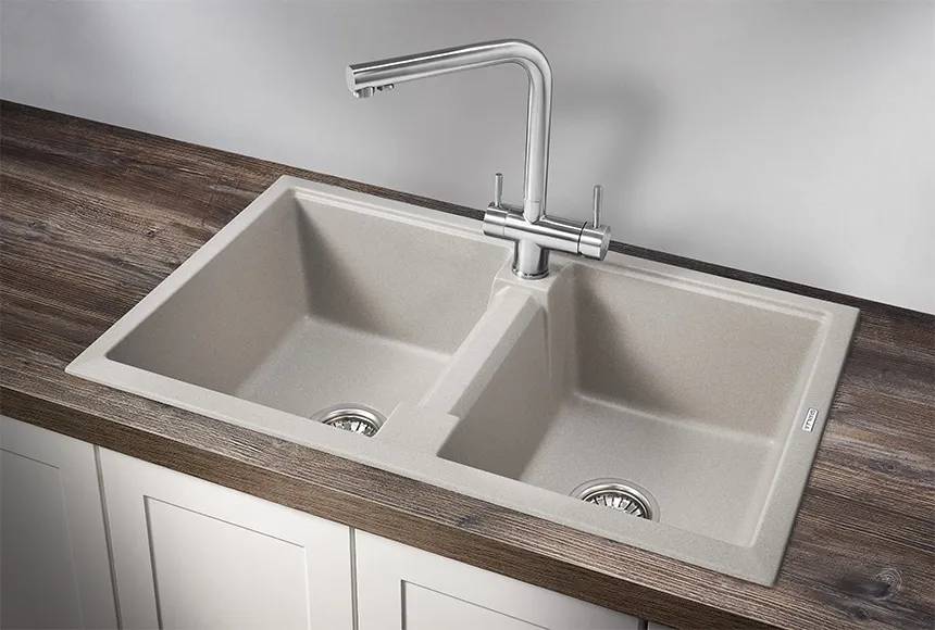 8101, БАЗАЛЬТ, кухонная мойка, кварц GRANULA 8101-ST275